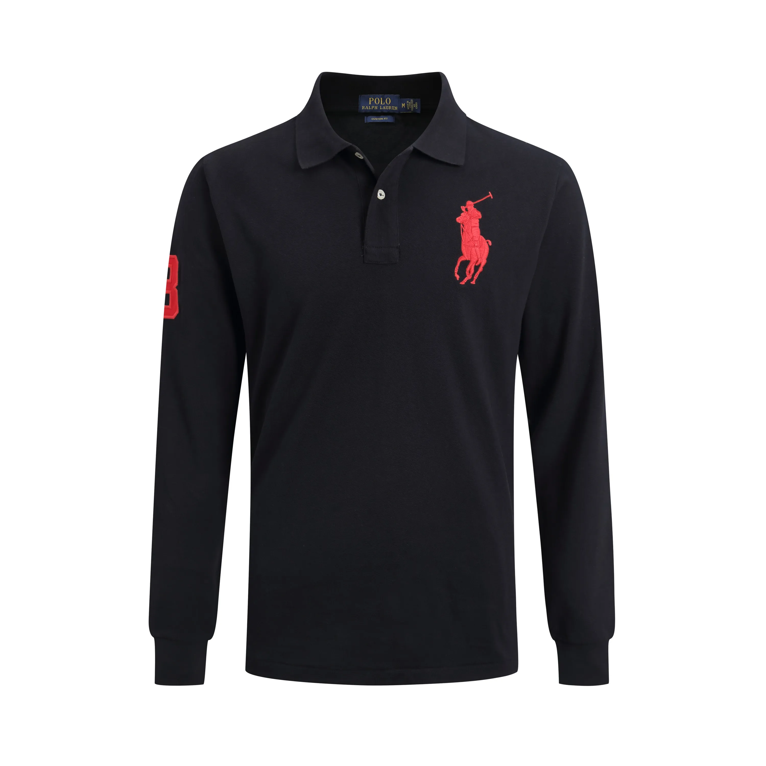 P190 Ralph Lauren polo pony logo long-sleeved polo shirt Item number: 9920 Color chart